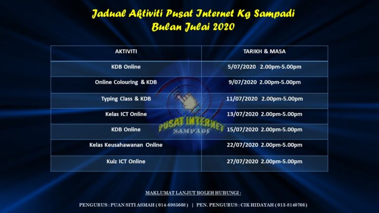 jadual-aktiviti-julai-2020