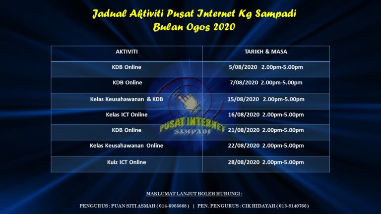 jadual-aktiviti-ogos-2020