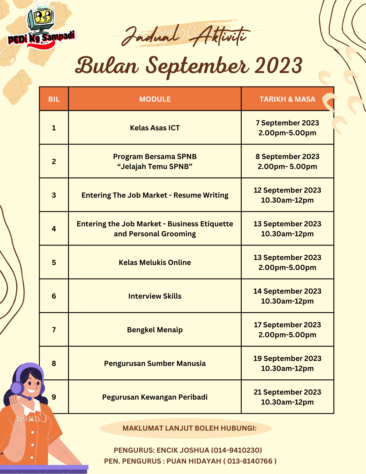 Jadual-September-2023